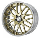 WORK LANVEC LM1 Gold – 20 inch FULL REVERSE wheel shown, finish reference for 19 inch