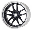 WORK EMOTION CR 2P 20 inch STEP RIM, Matte Black (MBL), Deep Concave — WORK factory photo