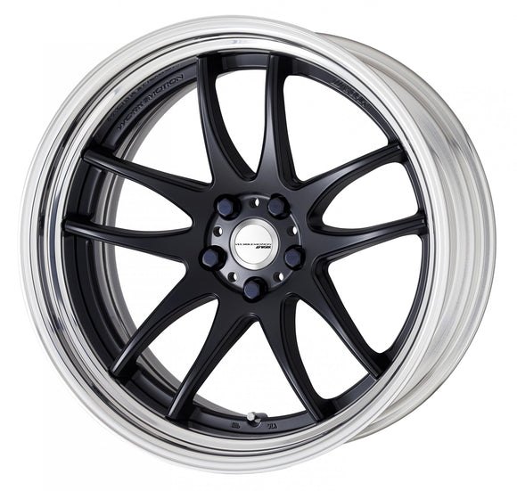 WORK EMOTION CR 2P 20 inch STEP RIM, Matte Black (MBL), Deep Concave — WORK factory photo