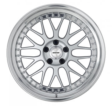 WORK MEISTER M1 3PIECE 19 inch NORMAL, Silver (SIL) — WORK factory photo