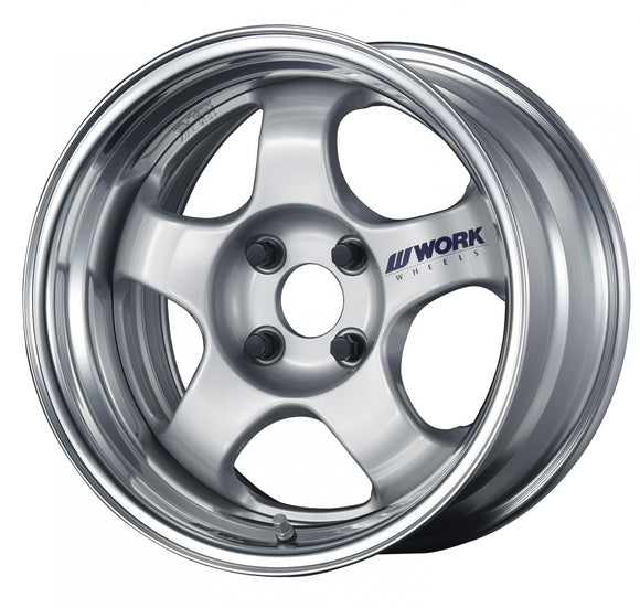 WORK MEISTER S1 2PIECE 15 inch NORMAL, Silver (SIL) — WORK factory photo