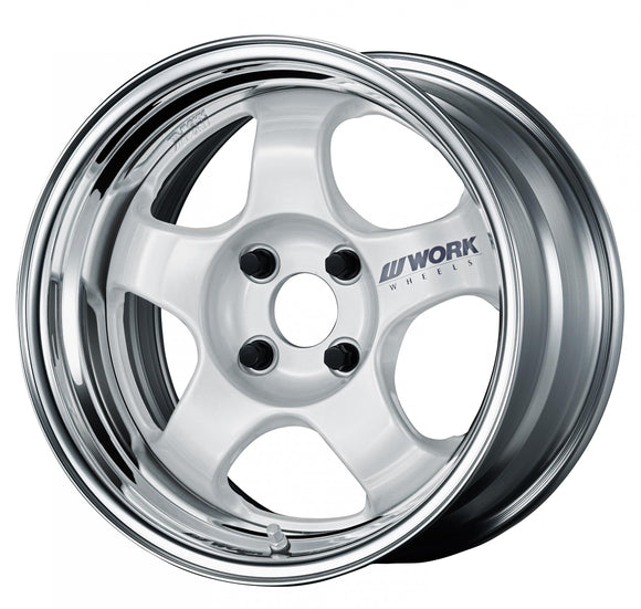 WORK MEISTER S1 2PIECE 15 inch NORMAL, White (WHT) — WORK factory photo