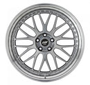 WORK ZISTANCE W10M — Crystal Silver (CS), 21 inch, 3-piece STEP RIM. WORK factory photo.