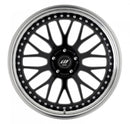 WORK ZISTANCE W10M — Black (BLK), 20 inch, 3-piece STEP RIM. WORK factory photo.