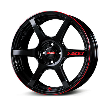 RAYS gramLIGHTS 57C6 TIME ATTACK EDITION wheel in Black / Machining / E-pro Coat (BLJ)