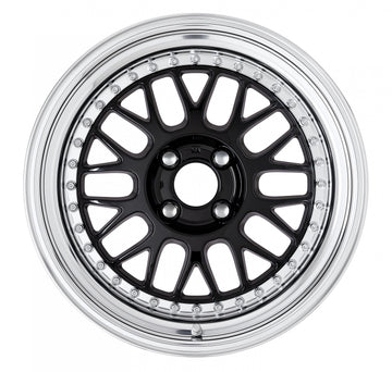 WORK MEISTER M1 3PIECE — Black (BLK). WORK's 16 inch NORMAL wheel, shown as a finish reference for 17 inch NORMAL.