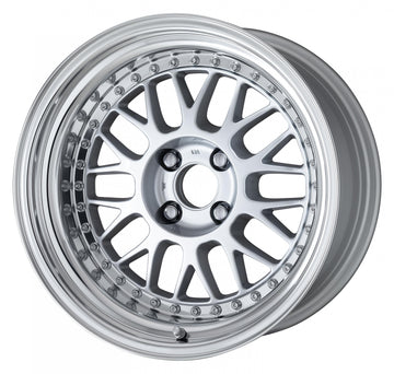WORK MEISTER M1 3PIECE 16 inch NORMAL, Silver (SIL) — WORK factory photo