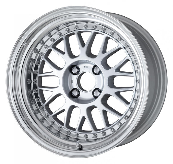 WORK MEISTER M1 3PIECE 16 inch NORMAL, Silver (SIL) — WORK factory photo