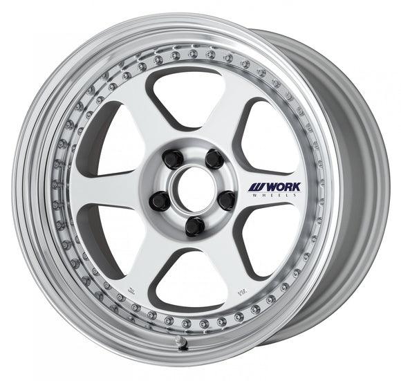 WORK MEISTER L1 3PIECE — Mat Silver (MSL). WORK's 19 inch NORMAL wheel, shown as a finish reference for 18 inch NORMAL.