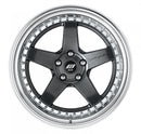 WORK ZISTANCE W5S — Brilliant Silver Black (BSB), 19 inch, 3-piece STEP RIM. WORK factory photo.