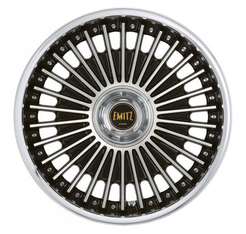 WORK EMITZ 20 inch STEP RIM – Black Cut Clear (BP)