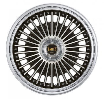 WORK EMITZ 21 inch STEP RIM – Black Cut Clear (BP)
