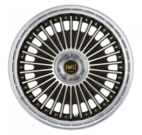 WORK EMITZ 21 inch STEP RIM – Black Cut Clear (BP)