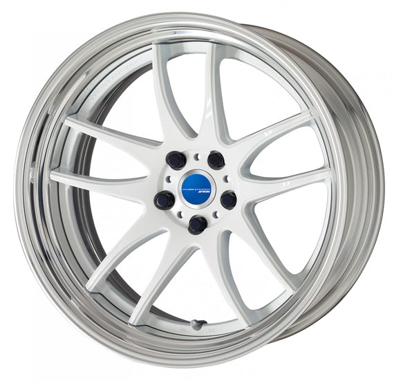 WORK EMOTION CR 2P 20 inch STEP RIM, White (WHT), Deep Concave — WORK factory photo