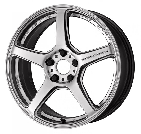WORK EMOTION T5R 18 inch NORMAL, Glow Silver (GSL), SEMI taper — WORK factory photo