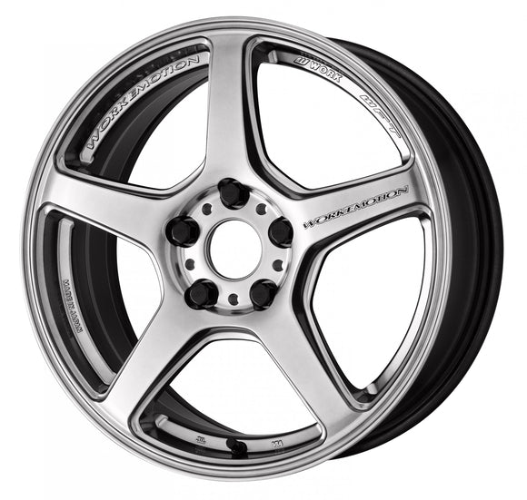 WORK EMOTION T5R 17 inch NORMAL, Glow Silver (GSL), SEMI taper — WORK factory photo