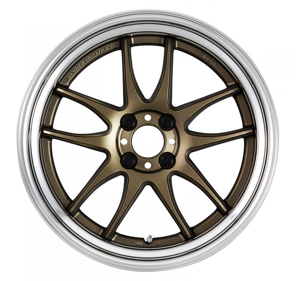 WORK EMOTION CR 2P 17 inch STEP RIM, Ashed Titanium (AHG2), Semi Concave — WORK factory photo