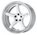 WORK EMOTION T5R 2P — White (WHT), Deep Concave. WORK's 20 inch STEP RIM wheel, shown as a finish reference for 19 inch STEP RIM.