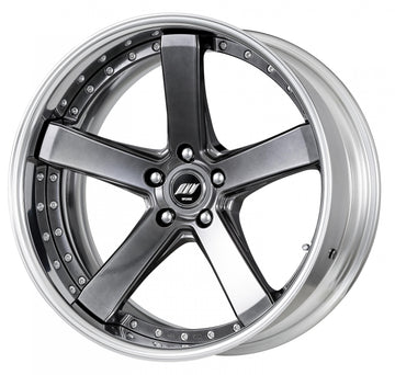 BACK LABEL ZEAST BST2 20 inch FULL REVERSE, Brilliant Silver Black (BSB), Middle Concave — WORK factory photo