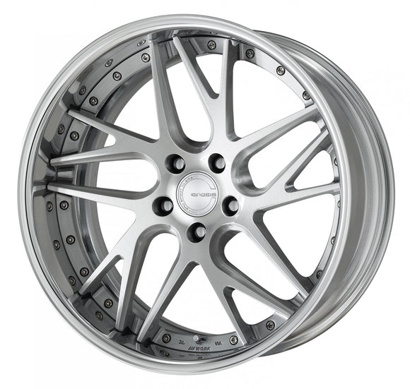 WORK GNOSIS CVX Middle Concave Brushed (BRU) – 20 inch FULL REVERSE wheel shown, reference for 21 inch FULL REVERSE