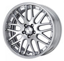 WORK LANVEC LM1 Cut Clear – 19 inch wheel with a different rim type shown, finish reference for 19 inch STEP RIM