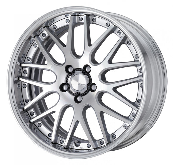 WORK LANVEC LM1 Cut Clear – 19 inch wheel with a different rim type shown, finish reference for 19 inch STEP RIM