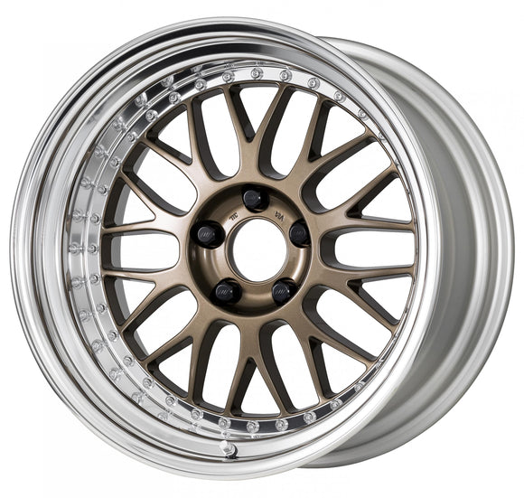 WORK MEISTER M1 3PIECE 18 inch NORMAL, Titanium Gold (HPG) — WORK factory photo