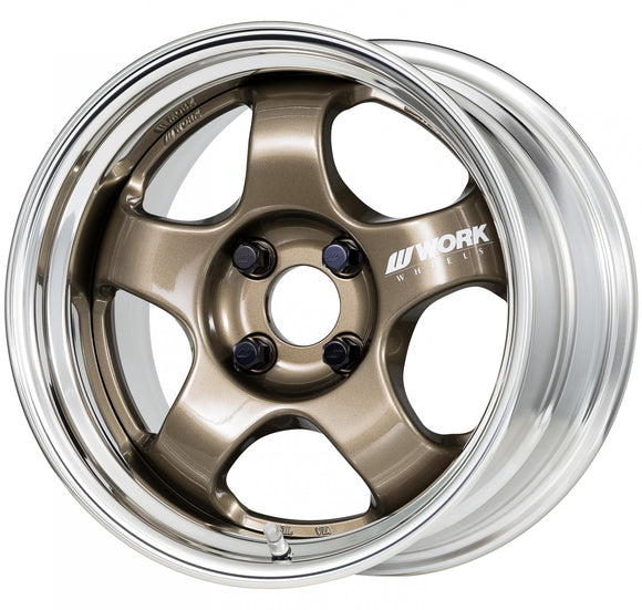 WORK MEISTER S1 2PIECE 15 inch NORMAL, Titanium Gold (HPG) — WORK factory photo