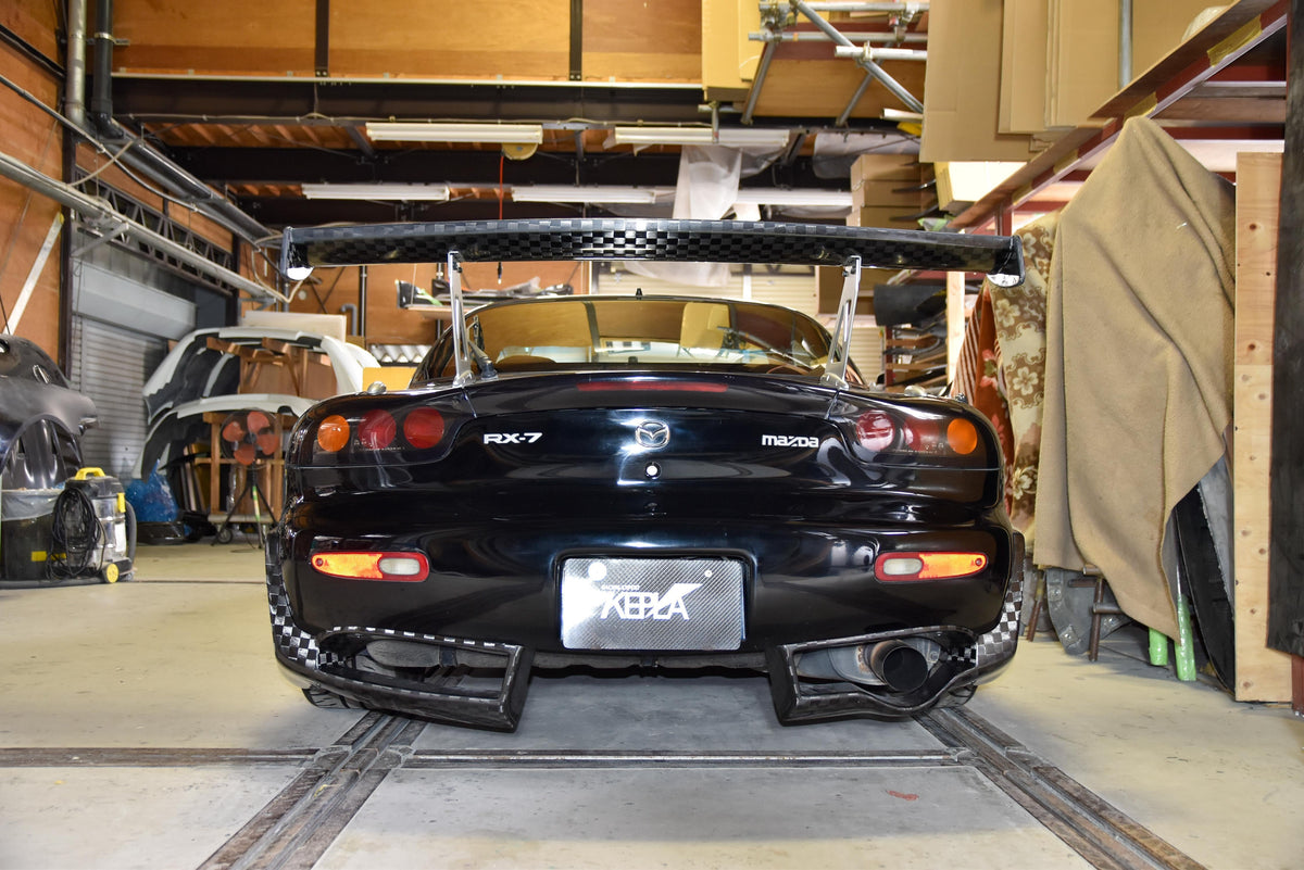 Fc Rx7 Rear Wing Rear Wing for RX-7 FD3S (1991–2003) – Kepla Dry Carbon | Kurumaya Tokyo ...
