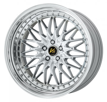 WORK VS XV 21 inch STEP RIM – Silky Rich Silver (SRS)