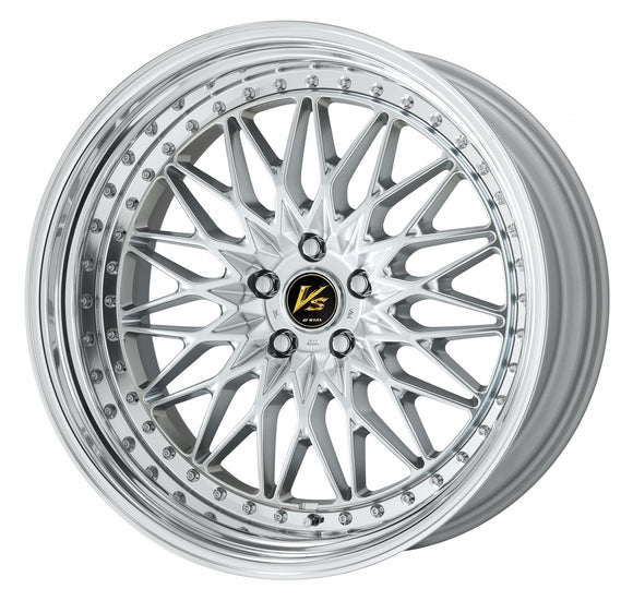 WORK VS XV 21 inch STEP RIM – Silky Rich Silver (SRS)