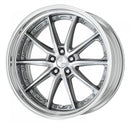 WORK LANVEC LS10 21 inch STEP RIM – GR Silver Cut Clear