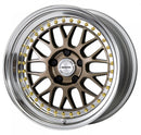 WORK MEISTER M1 3PIECE 17 inch NORMAL, Titanium Gold (HPG) — WORK factory photo