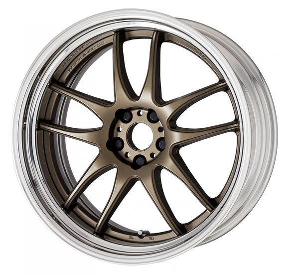 WORK EMOTION CR 2P 20 inch STEP RIM, Ashed Titanium (AHG), Semi Concave — WORK factory photo