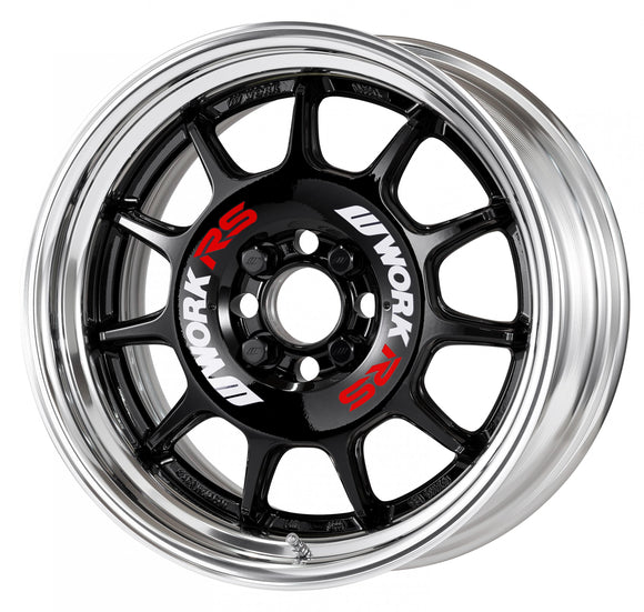WORK EMOTION RS11 16 inch STEP RIM, Black (BLK) — WORK factory photo