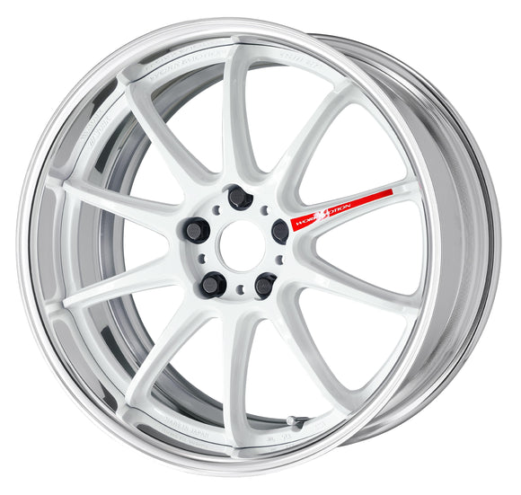WORK EMOTION ZR10 2P 19 inch FULL REVERSE, Azure White (AZW), Middle Concave — WORK factory photo