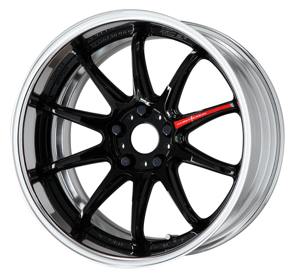 WORK EMOTION ZR10 2P 18 inch FULL REVERSE, Black (BLK), Deep Concave — WORK factory photo