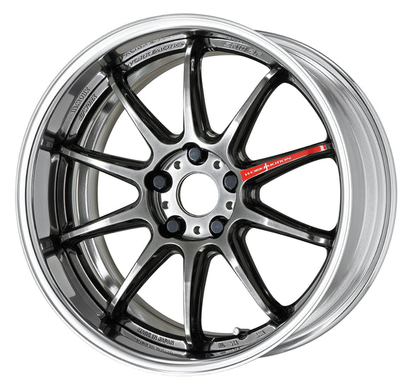 WORK EMOTION ZR10 2P 18 inch FULL REVERSE, Glim Black (GTK), Middle Concave — WORK factory photo