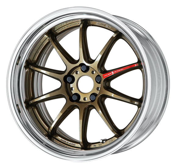 WORK EMOTION ZR10 2P 19 inch STEP RIM, Titanium Bronze (HG), Middle Concave — WORK factory photo