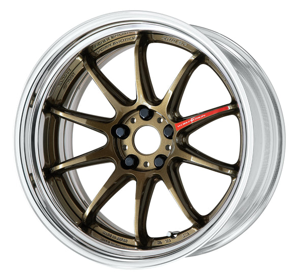 WORK EMOTION ZR10 2P 19 inch STEP RIM, Titanium Bronze (HG), Deep Concave — WORK factory photo