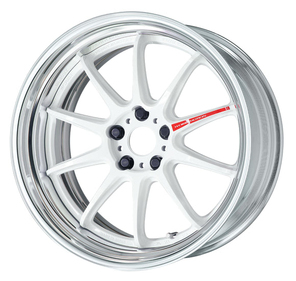 WORK EMOTION ZR10 2P 19 inch STEP RIM, Azure White (AZW), Middle Concave — WORK factory photo