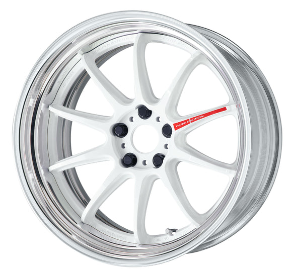 WORK EMOTION ZR10 2P 19 inch STEP RIM, Azure White (AZW), Deep Concave — WORK factory photo