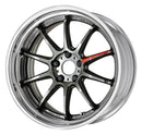 WORK EMOTION ZR10 2P 19 inch STEP RIM, Glim Black (GTK), Middle Concave — WORK factory photo