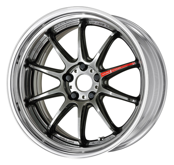 WORK EMOTION ZR10 2P 19 inch STEP RIM, Glim Black (GTK), Middle Concave — WORK factory photo