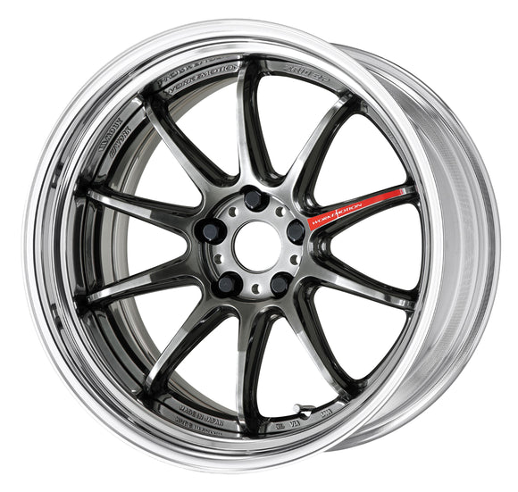 WORK EMOTION ZR10 2P 19 inch STEP RIM, Glim Black (GTK), Deep Concave — WORK factory photo