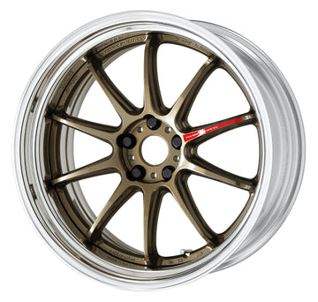 WORK EMOTION ZR10 2P 20 inch STEP RIM, Titanium Bronze (HG), Middle Concave — WORK factory photo