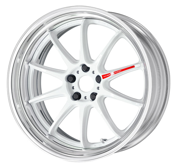 WORK EMOTION ZR10 2P 20 inch STEP RIM, Azure White (AZW), Middle Concave — WORK factory photo