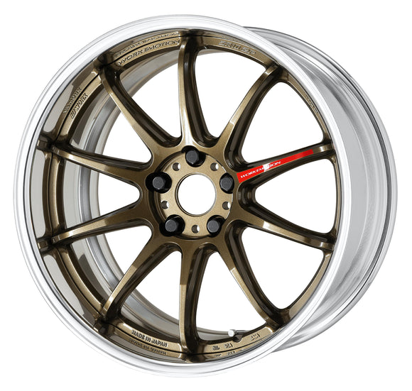 WORK EMOTION ZR10 2P 19 inch FULL REVERSE, Titanium Bronze (HG), Deep Concave — WORK factory photo