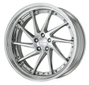WORK GNOSIS CVS Middle Concave Composite Buff Brushed (PBU) – 21 inch STEP RIM wheel shown, reference for 22 inch STEP RIM