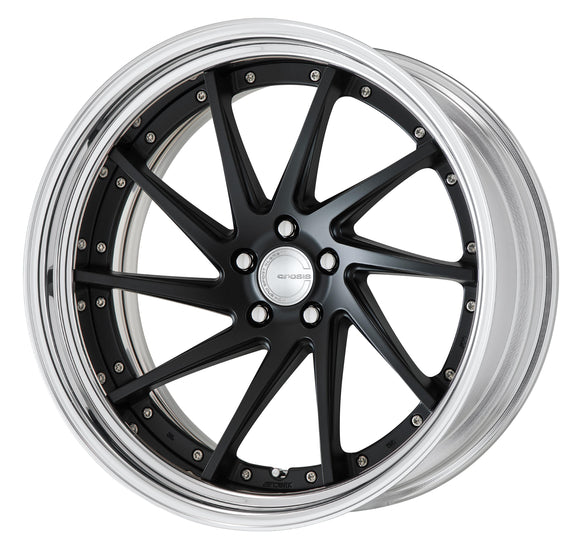WORK GNOSIS CVS Deep Concave Matte Black (MBL) – 21 inch STEP RIM wheel shown, reference for 22 inch STEP RIM